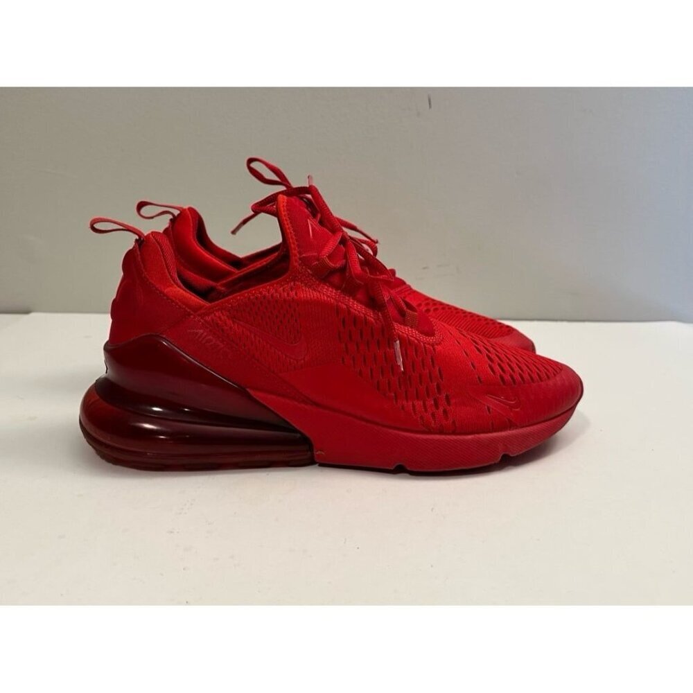 Nike Men's Air Max 270 Triple Red | University Red CV7544-600 Size 11